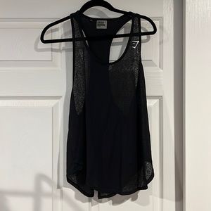 GYMSHARK WOMEN BLACK TRAINING TANK TOP